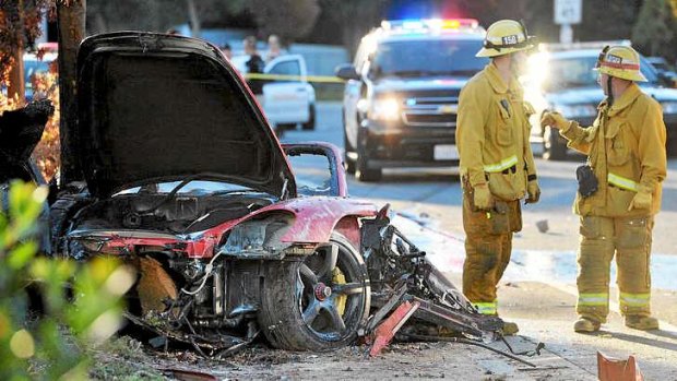 Fatal crash: Paul Walker and friend Roger Rodas were killed.