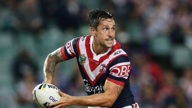 Rooster booster: Mitchell Pearce is back for the Roosters' game on Thursday night.