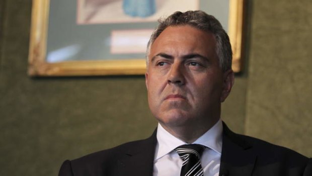 Treasurer Joe Hockey is under pressure to explain contradictory cuts and spending in the budget.