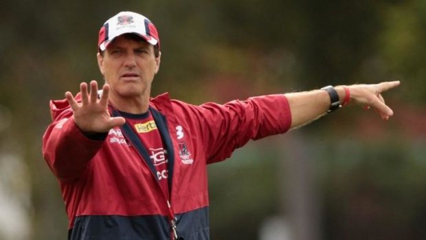 A Demon now: Paul Roos at Melbourne training.