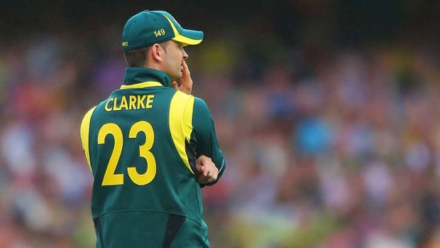 Lucky number ... Michael Clarke wears the number 23 shirt, made famous by Michael Jordan at the Chicago Bulls.
