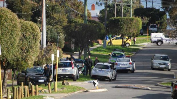 Police have cordoned off Tenth Avenue in Maylands.