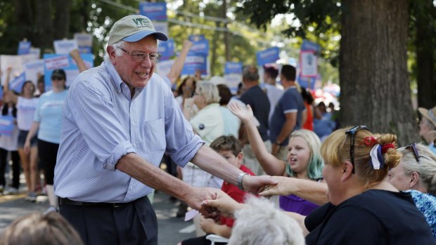 Vermont senator Bernie Sanders is still hoping to pull off wins in the early nominating states of Iowa and New Hampshire, where he is seen campaigning this month, despite slipping in national polls.