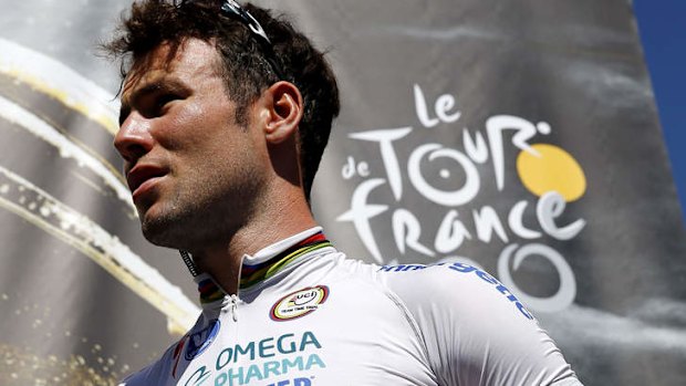 Under fire: Britain's Mark Cavendish.