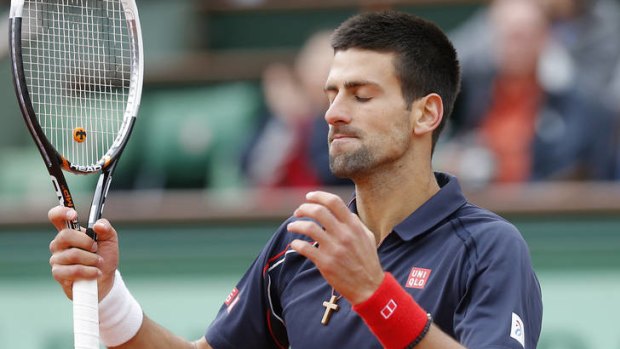 Beaten ... Serbia's Novak Djokovic.