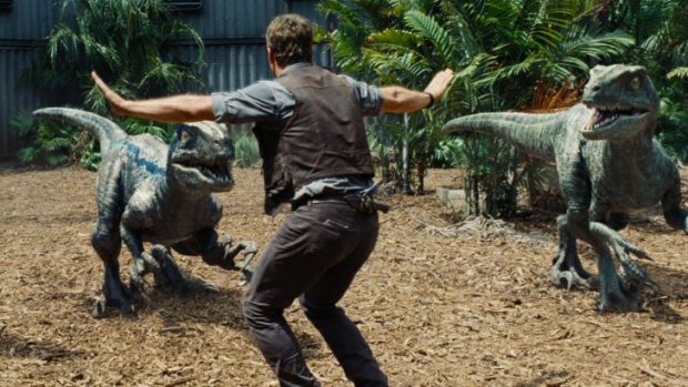 The dinosaur whisperer: Owen Grady (Chris Pratt) has a special relationship with the creatures in <i>Jurassic World</i>