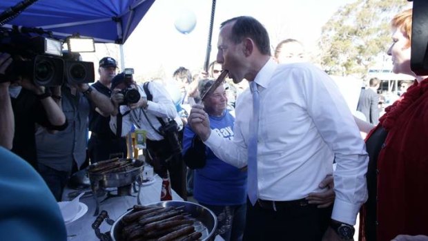 Fair suck of the sav: Tony Abbott.