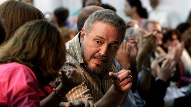 Fidel Castro Diaz-Balart, during the presentation of his father's book Our Duty is to Fight, in Havana, Cuba, 2012.