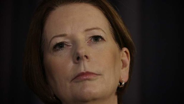 Brave move: Julia Gillard.