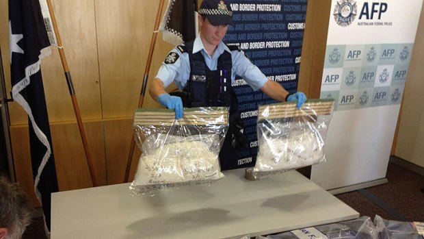Federal Police discovered 7kg of methamphetamine in a Perth couple's luggage.