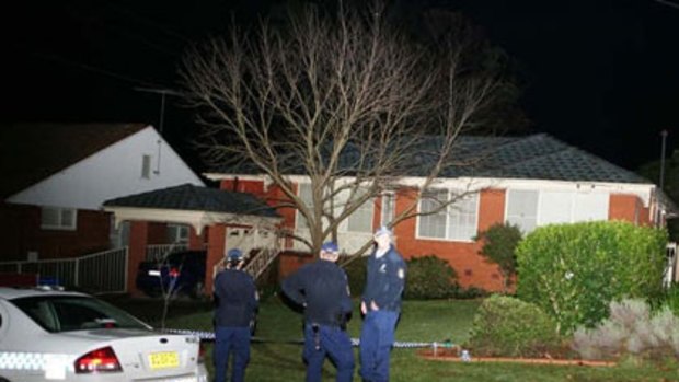 Crime scene ... the Baulkham Hills house where Monica Speering had lived for more than 30 years.
