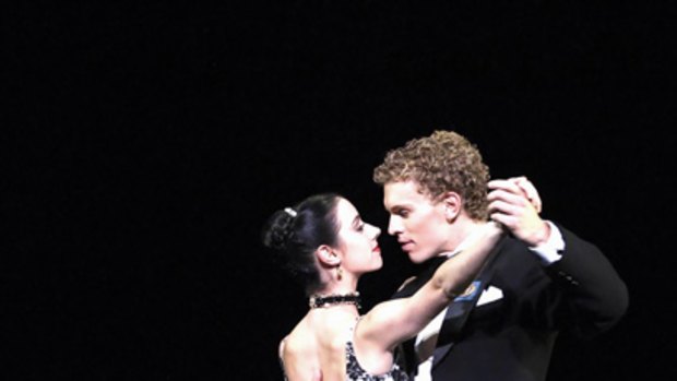 Australia's newest principal dancers Danielle Rowe and Adam Bull performing in Swan Lake.