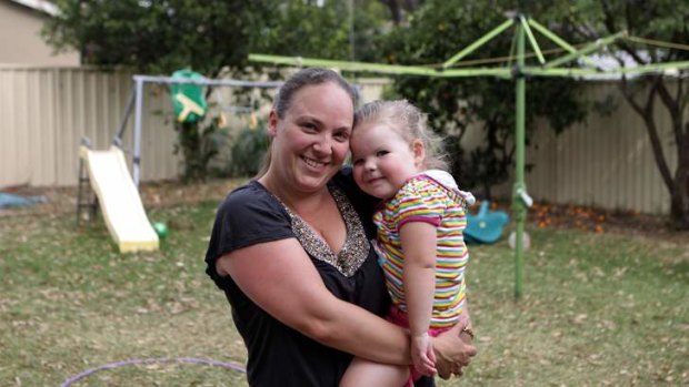 Worried: Leigh Smith says she would be devastated to lose her childcare centre.