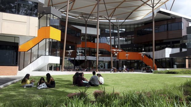 The University of Western Sydney's Campbelltown campus. Fees will be capped for students who enrol this year.
