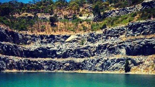 The abandoned quarry has been attracting an increasing number of visitors. 
