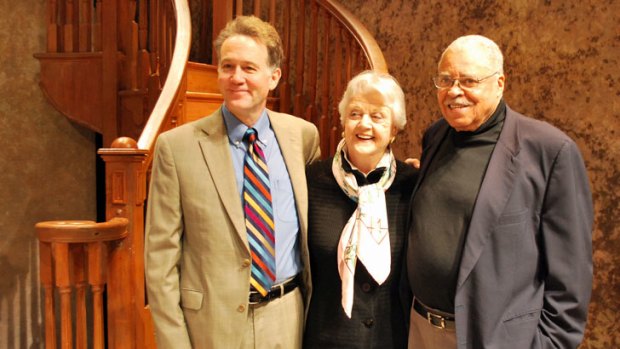 Boyd Gaines, Angela Lansbury and James Earl Jones in Perth for <i>Driving Miss Daisy</i>.