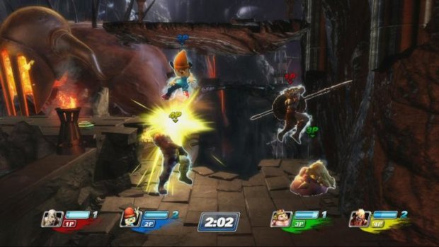 Sony's exclusive characters beat each other up in PlayStation All-Stars.