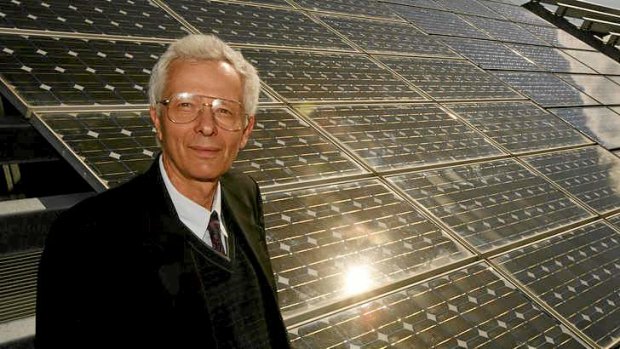Professor Diesendorf says solar, wind energy will be competitive with fossil fuels.
