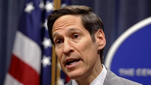 Dr Tom Frieden, director of the Centres for Disease Control (CDC), addresses the Ebola case with media.