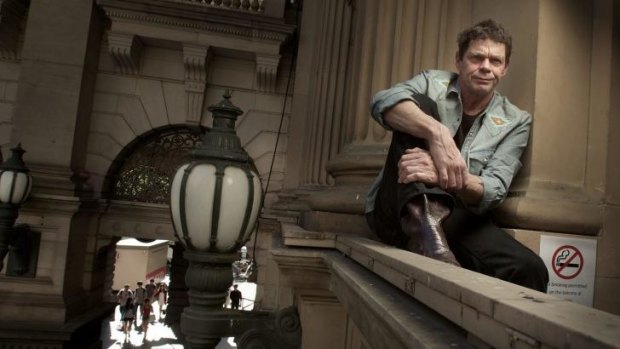 Comedian Rich Hall at the Melbourne Town Hall