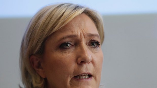 French far-right presidential candidate Marine Le Pen is no fan of the European Union, but makes use of its funding.