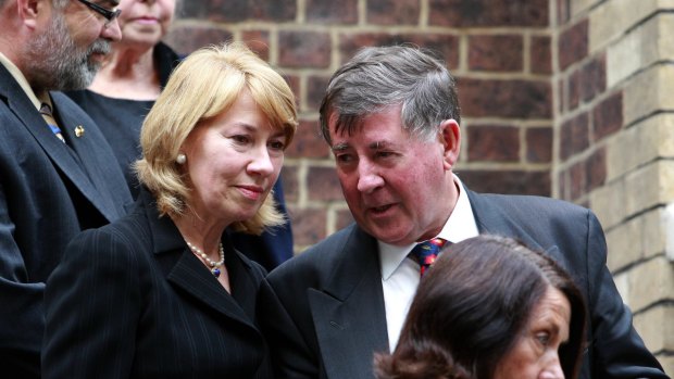 Former ALP national secretary Bob Hogg, pictured with wife and former Labor MP Maxine McKew.