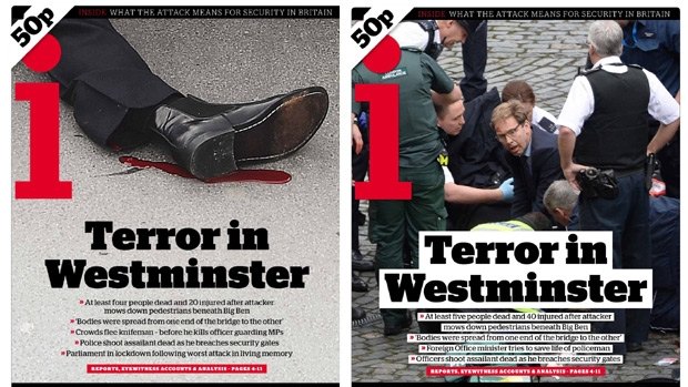 The first front page, and the second, from i. 