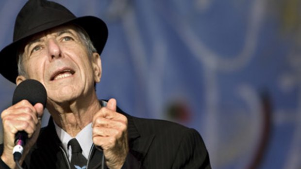 Canadian poet-songwriter Leonard Cohen performs in Amsterdam. He comes to Perth on February 7 at Sandalford Winery with special guest Paul Kelly.