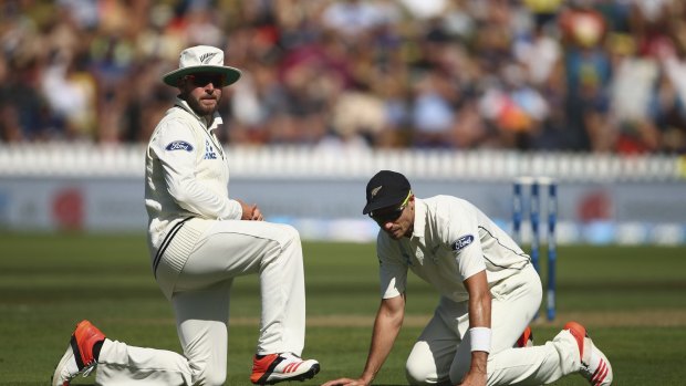 Mark Craig and Tim Southee lament Mark Craig's dropping of Steve Smith.
