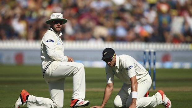 Mark Craig and Tim Southee lament Mark Craig's dropping of Steve Smith.