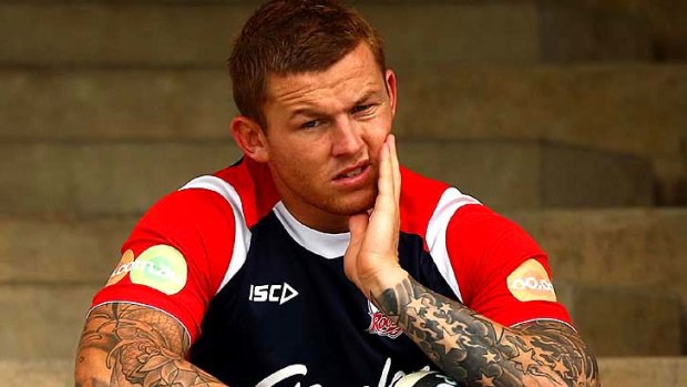 Troubled times . . . Todd Carney has demons to deal with.