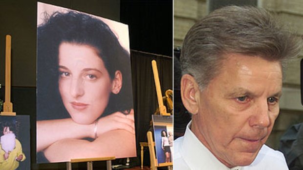 Unsolved crime ... the memorial service for Chandra Levy, left, and the man with whom she was reportedly having an affair, congressman Gary Condit.