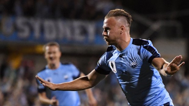 Flying start: Jordy Buijs has impressed early this season for Sydney FC. 