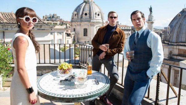 No sweat: <i>The Man from U.N.C.L.E</i> rates highly for period fashion, but its characters seem to treat the plot as a game.
