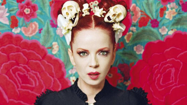 "If you want a happy man, have lots of sex with him" … Garbage frontwoman Shirley Manson.