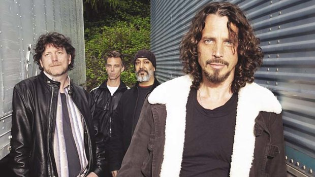 ''We don't have a part of our history where we made records we weren't proud of'' ... Chris Cornell, front, with his Soundgarden bandmates.