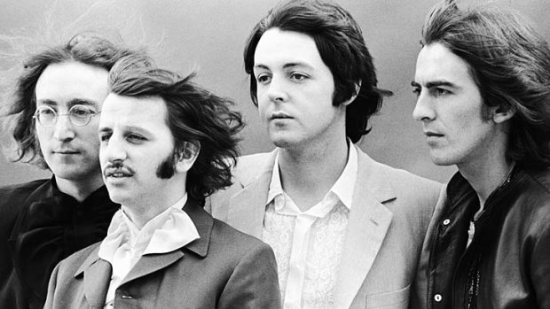 The Beatles: John, Ringo, Paul and George.