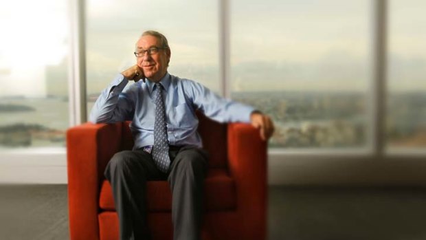 Sitting pretty ... businessman David Gonski is the chairman of four companies and on the board of others.