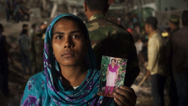 The collapse of the Rana Plaza building in Bangladesh in 2013 killed more than 1100 factory workers.