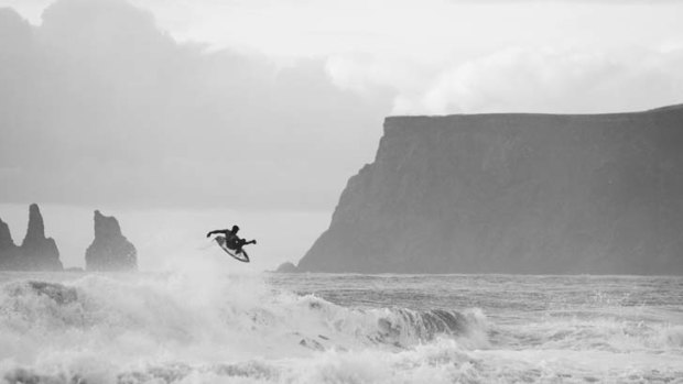 Freeze frame ... Iceland's best breaks are uncrowded.