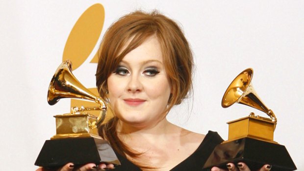 Amazing ... Adele breaks the full-figure fashion rules.
