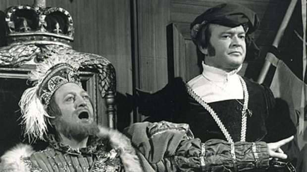 Reign is over ... Graham Kennedy and Bert Newton first appeared on television in the 50s.