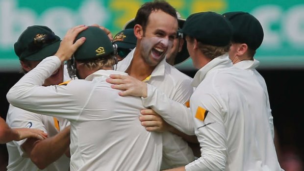 Resilient: Nathan Lyon has shown mental strength.