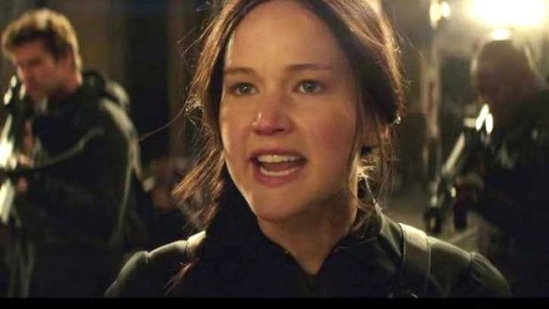 Jennifer Lawrence as Katniss Everdeen in the final Hunger Games instalment.
