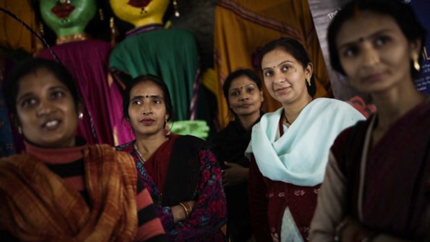 Demand for the services of Indian surrogate mothers such as Neelam Chauhan (second from right) have jumped in the past three years.