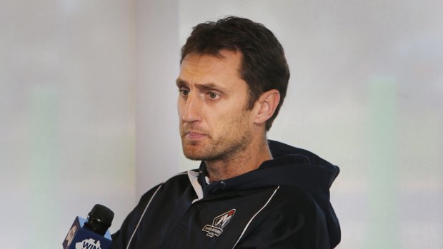 Time to go: Chris Anstey has quit as coach after just one game.
