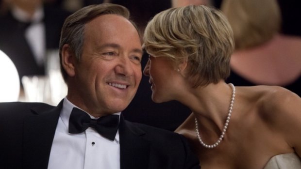 House of Cards is nominated for nine Emmys, including two for the stars of the show, Kevin Spacey and Robin Wright.