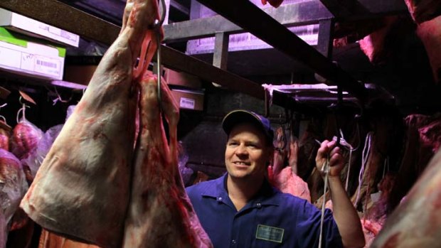 Health conscious &#8230; customers were not shunning red meat but were basing purchases and cooking methods on low fat and salt levels, Hornsby butcher Adam Stratton said yesterday.