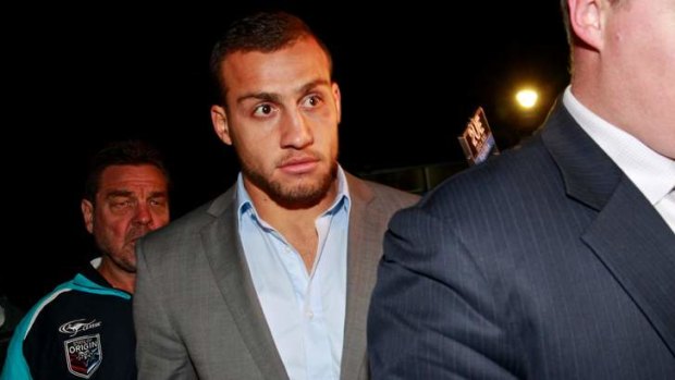 Blake Ferguson: accused of assaulting a woman in a nightclub.