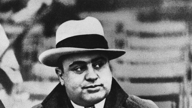 Original gangster ... Chicago mobster Al Capone.